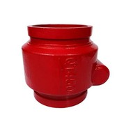 Spätný ventil s drážkovaným koncom